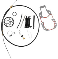 Lower Shift Cable Kit Compatible with Mercury Mercruiser Alpha One+Gen 2, R, MR - Shift Cable Kit+Gasket Replace#865436A02, 19543T-1, 19543A10, 19543A - 865436A03 - RCMA